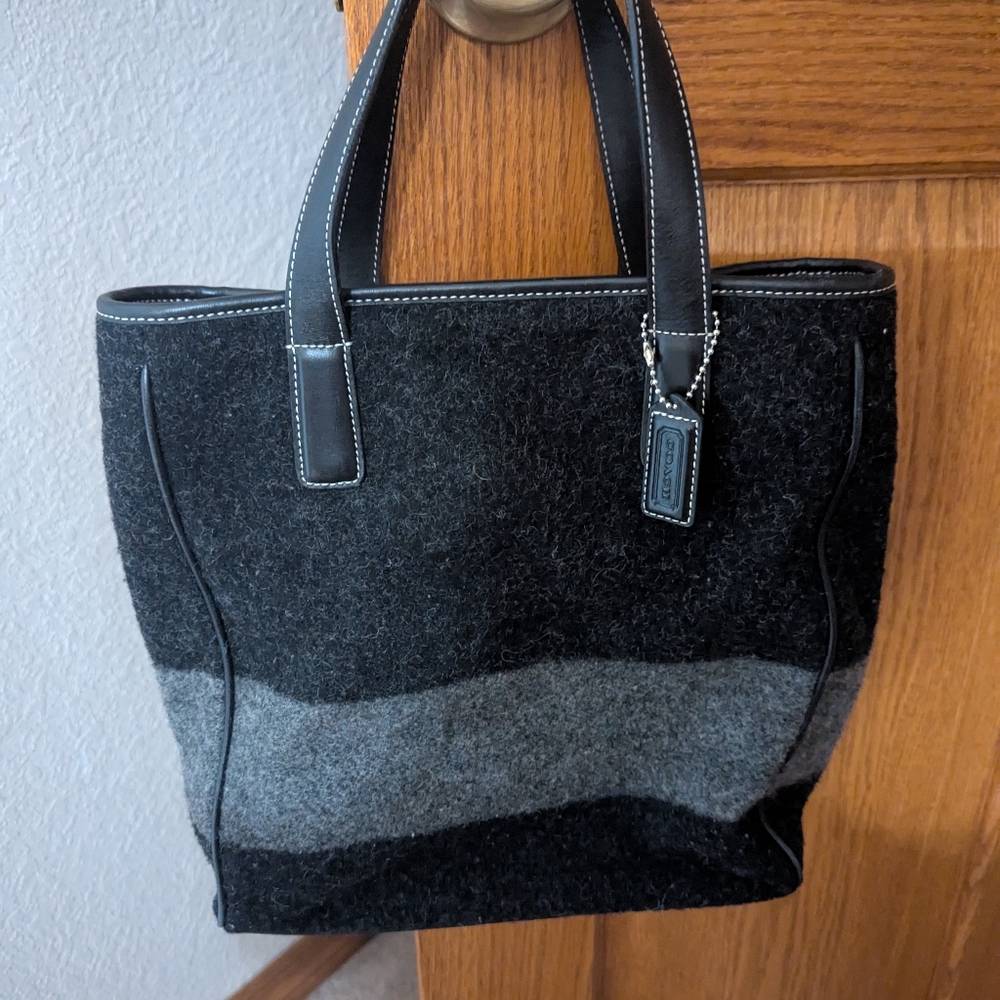 Coach wool purse